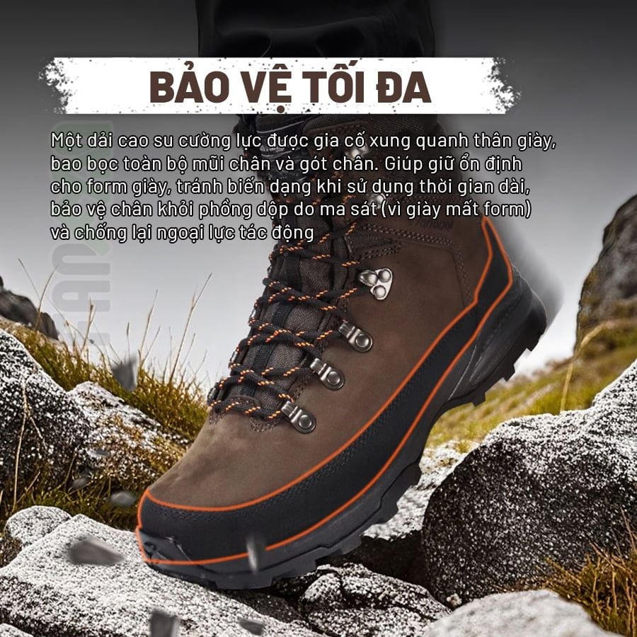Hanagal Raver-MID Giày Trekking chuyên nghiệp cho môi trường khắc nghiệt