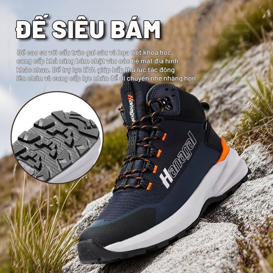 Hanagal Terralite Giày Trekking chống thấm đa địa hình