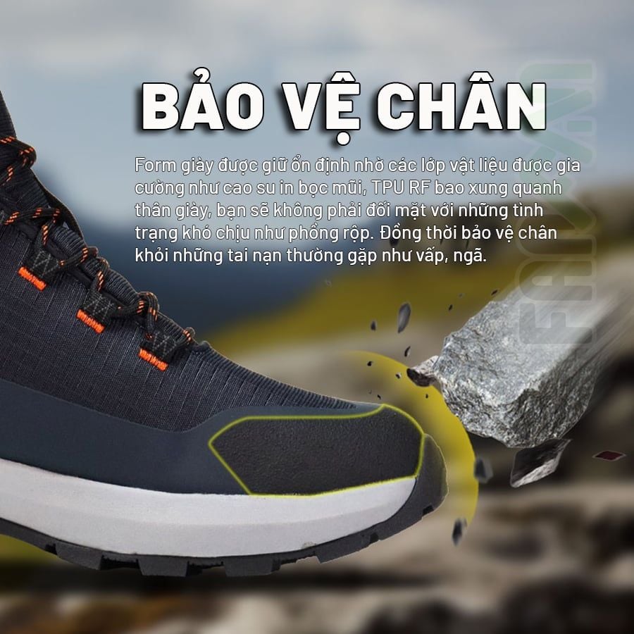 Hanagal Terralite Giày Trekking chống thấm đa địa hình