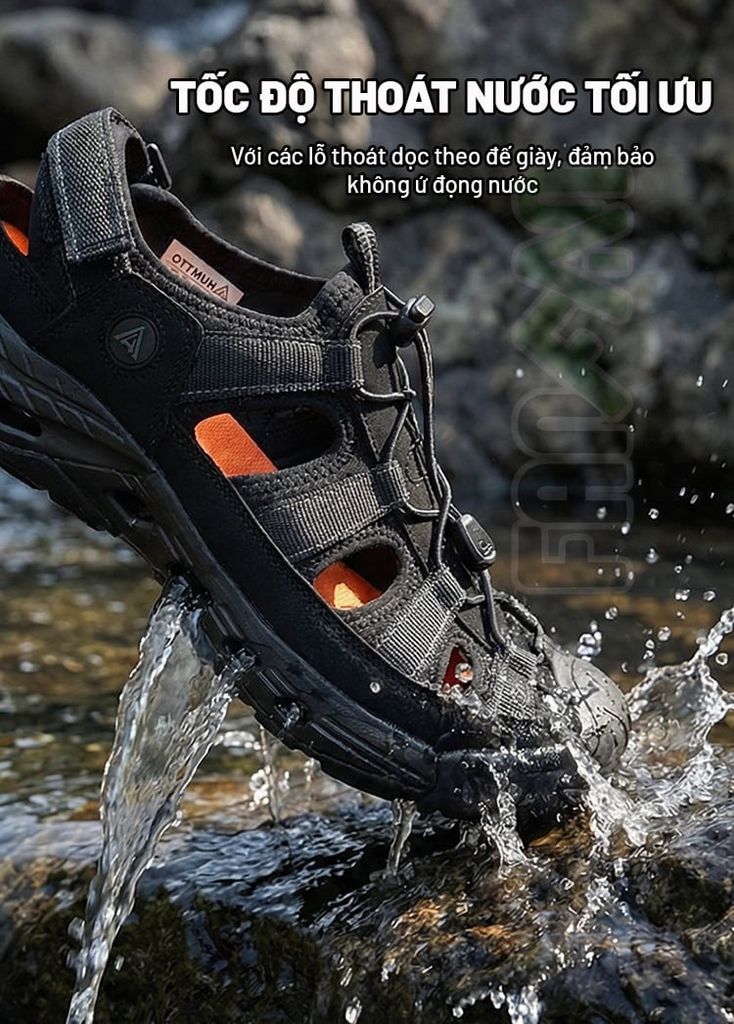 Humtto 670823 giày rọ Trekking lội suối thoát nước