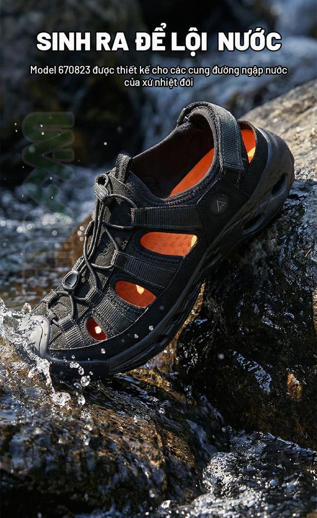 Humtto 670823 giày rọ Trekking lội suối thoát nước