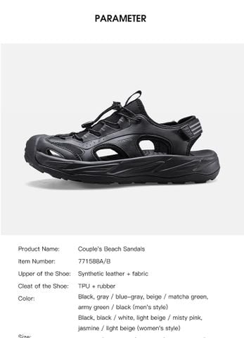 Humtto 771588 Sandal rọ bịt mũi cho Trekking