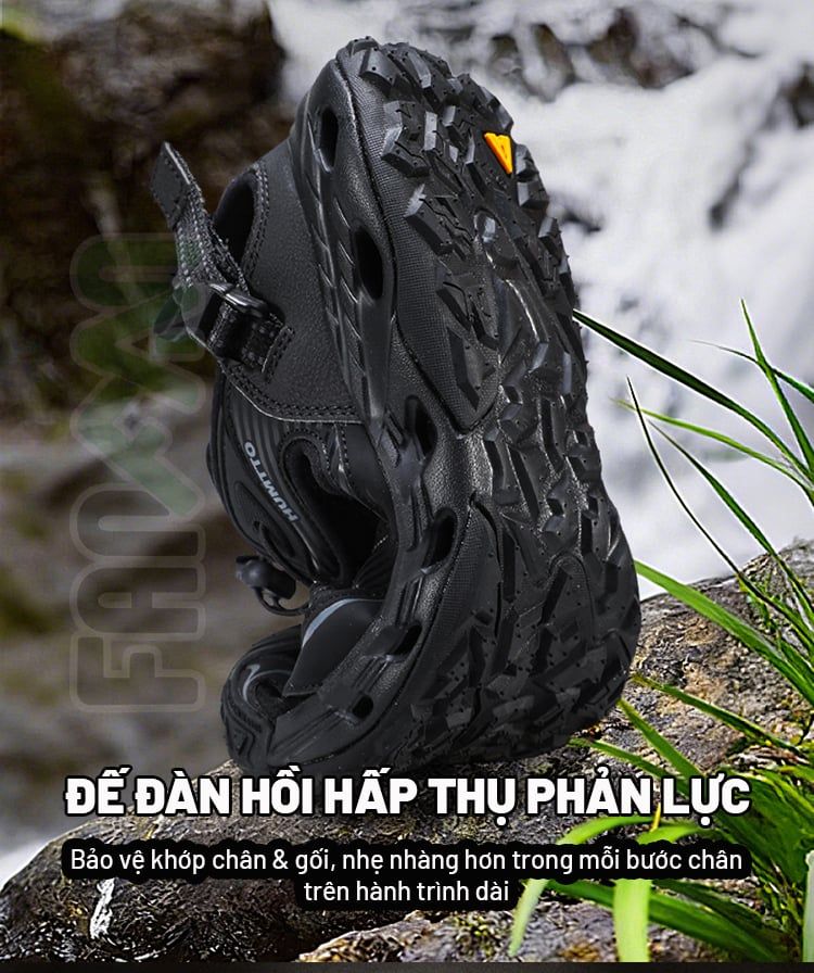 Humtto 771588 Sandal rọ bịt mũi cho Trekking