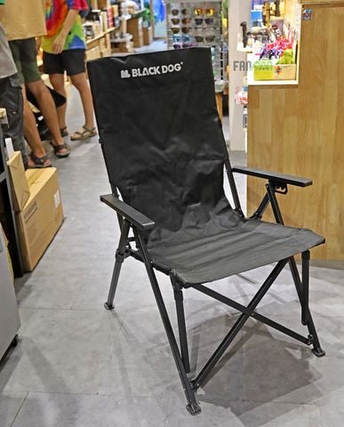 Ghế cắm trại gấp gọn lưng cao tựa đầu BLACKDOG CBD2450JJ042