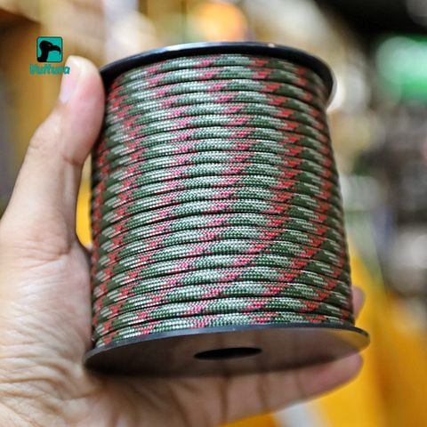 Cuộn 50m dây dù 9 lõi Paracord 550 Vultura VTR-RO2501