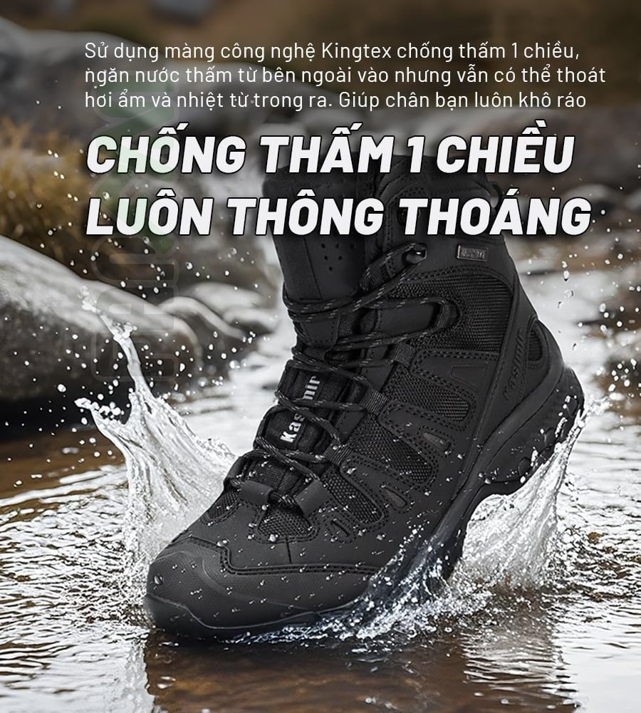 Kasimir K15518 by Hanagal Giày Trekking chống thấm đa địa hình