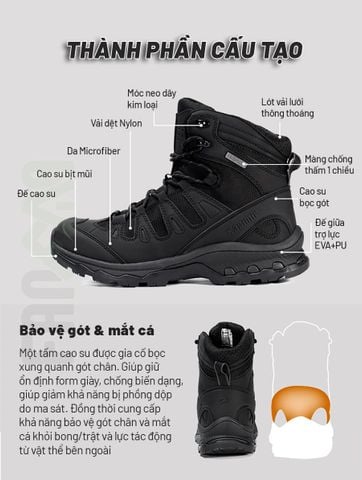 Kasimir K15518 by Hanagal Giày Trekking chống thấm đa địa hình