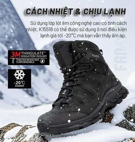 Kasimir K15518 by Hanagal Giày Trekking chống thấm đa địa hình
