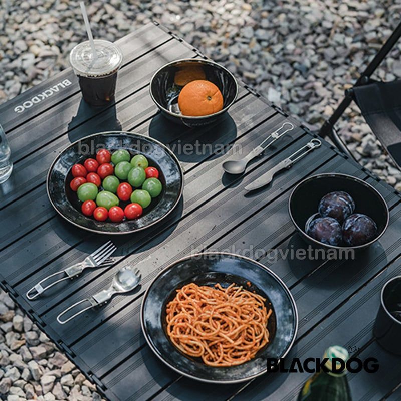 Đĩa dã ngoại tráng men Blackdog CBD2450CF017