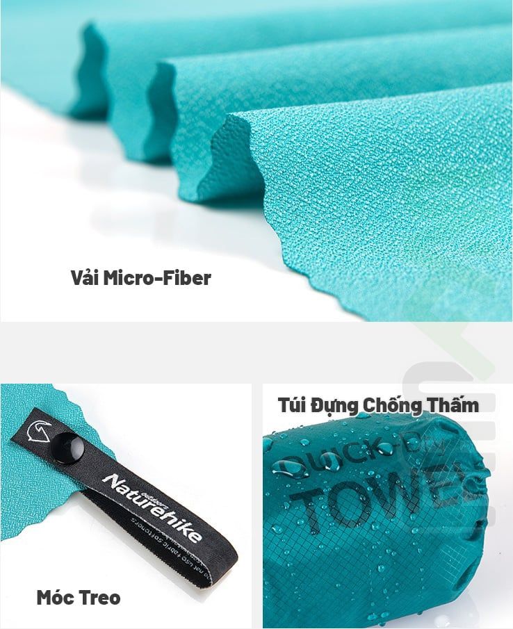 Khăn tắm nhanh khô Naturehike MJ02 NH19Y002-J