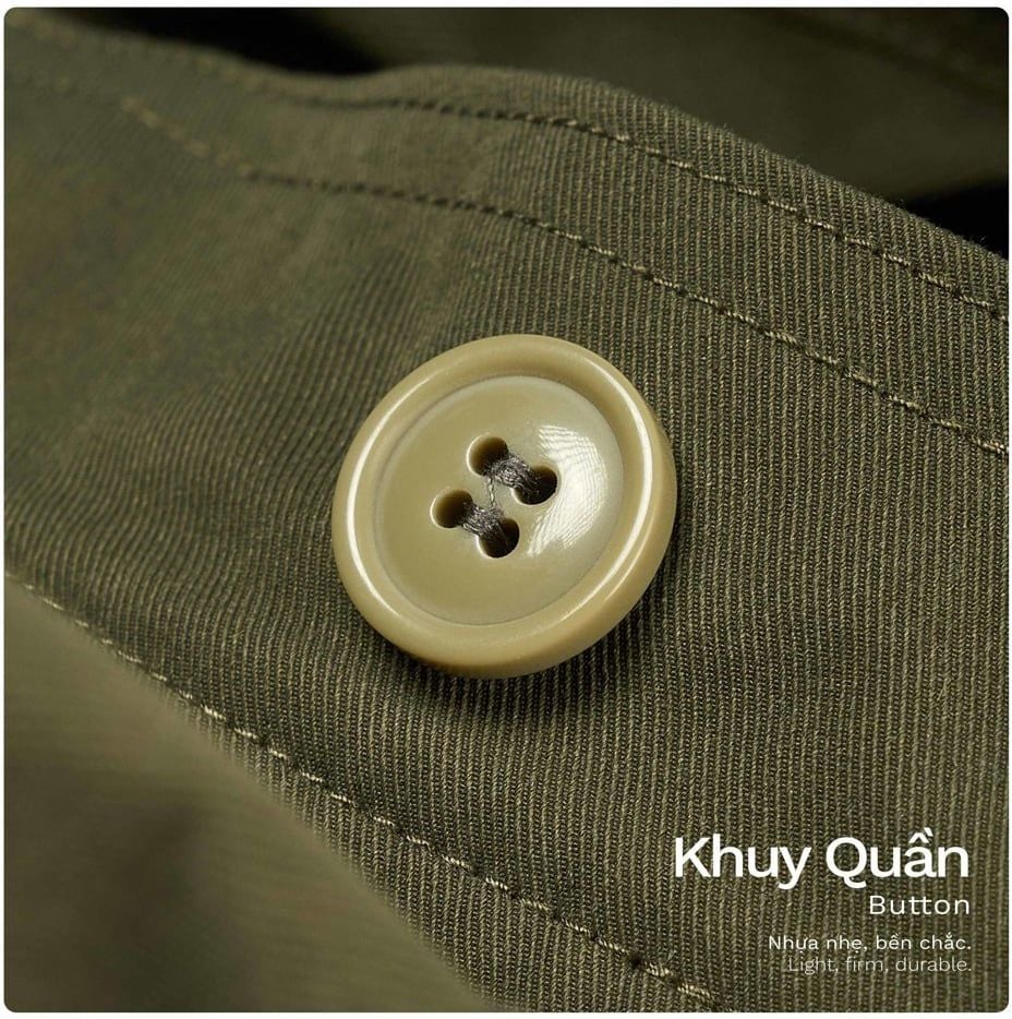 Quần Dài Work-wear Ống Đứng Vải Elasterell-P Dệt Chéo - BWPM24001