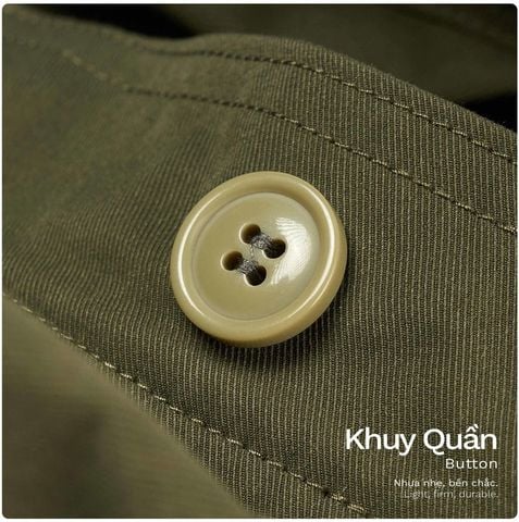 Quần Dài Work-wear Ống Đứng Vải Elasterell-P Dệt Chéo - BWPM24001