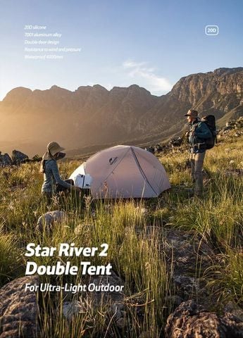 Lều Trekking 2 người Naturehike Star River Ultralight NH17T012-T