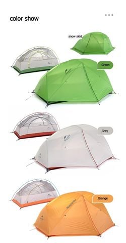 Lều Trekking 2 người Naturehike Star River Ultralight NH17T012-T