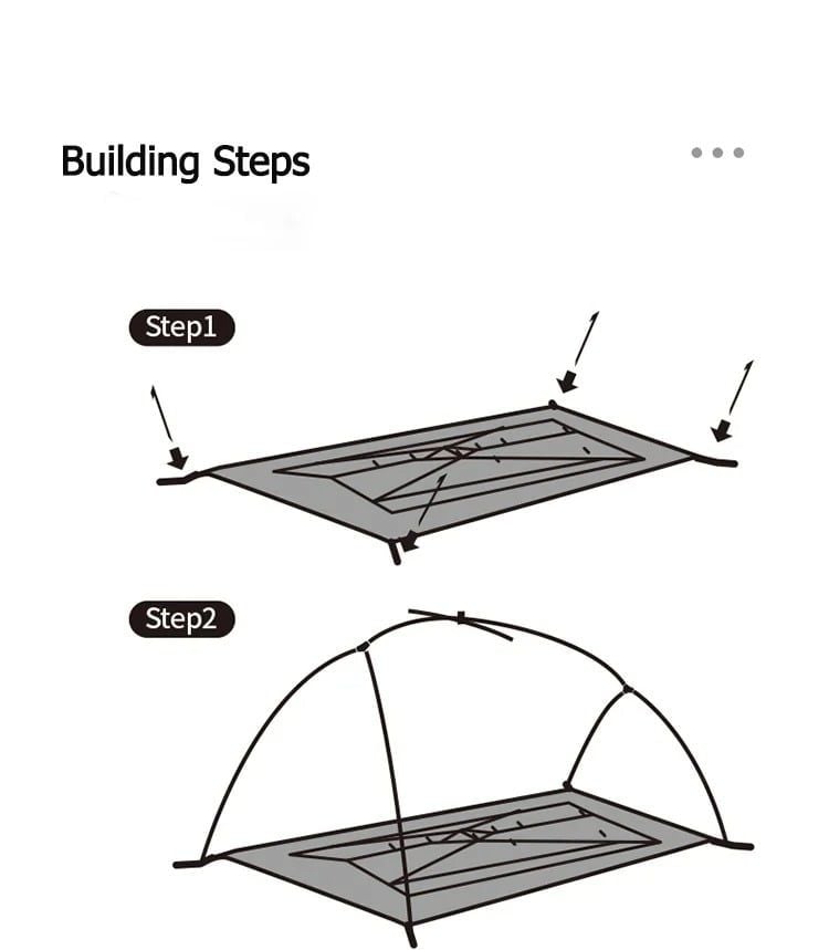 Lều Trekking 2 người Naturehike Star River Ultralight NH17T012-T