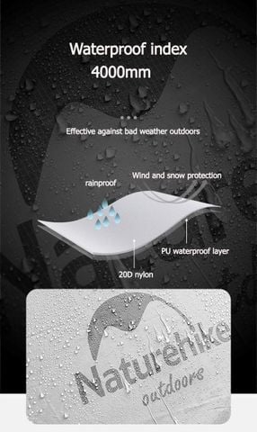 Lều Trekking 2 người Naturehike Star River Ultralight NH17T012-T