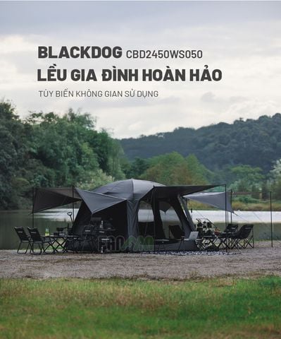 Lều 6 người dựng nhanh BLACKDOG Mountain Garden 6.8 CBD2450WS050