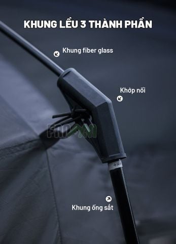 Lều 6 người dựng nhanh BLACKDOG Mountain Garden 6.8 CBD2450WS050