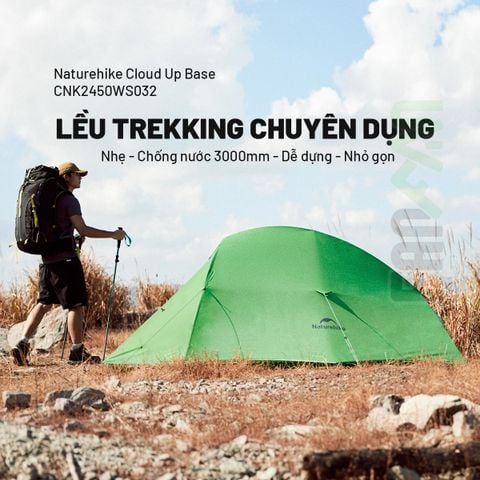 Lều Trekking 1-2 người Cloud Up (210T Poly) Naturehike CNK2450WS032