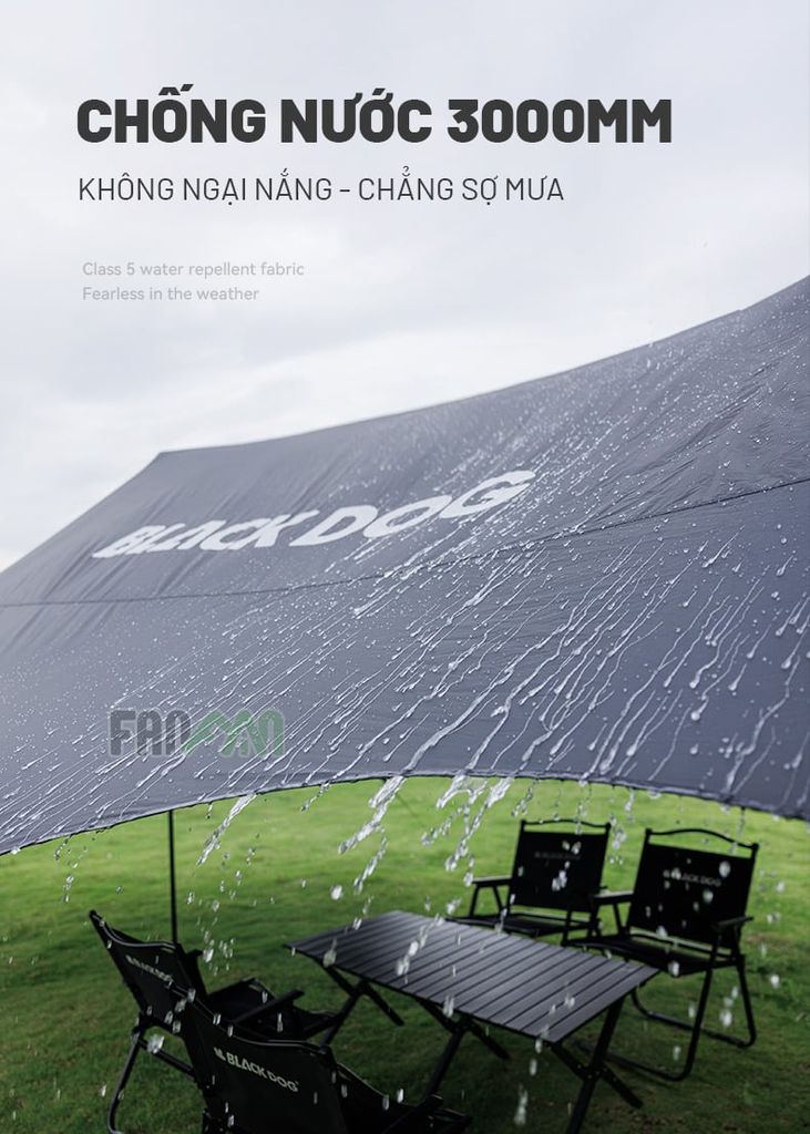 Lều trung tâm (lều tăng) 16 người BLACKDOG CBD2550WS027