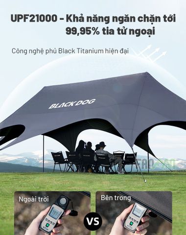 Lều trung tâm (lều tăng) 16 người BLACKDOG CBD2550WS027