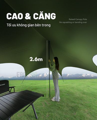 Lều trung tâm (lều tăng) 16 người BLACKDOG CBD2550WS027