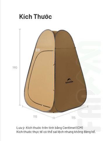 Lều vệ sinh cắm trại tự bung NatureHike NH17Z002-P