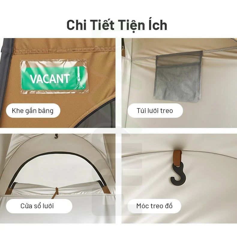 Lều vệ sinh cắm trại tự bung NatureHike NH17Z002-P