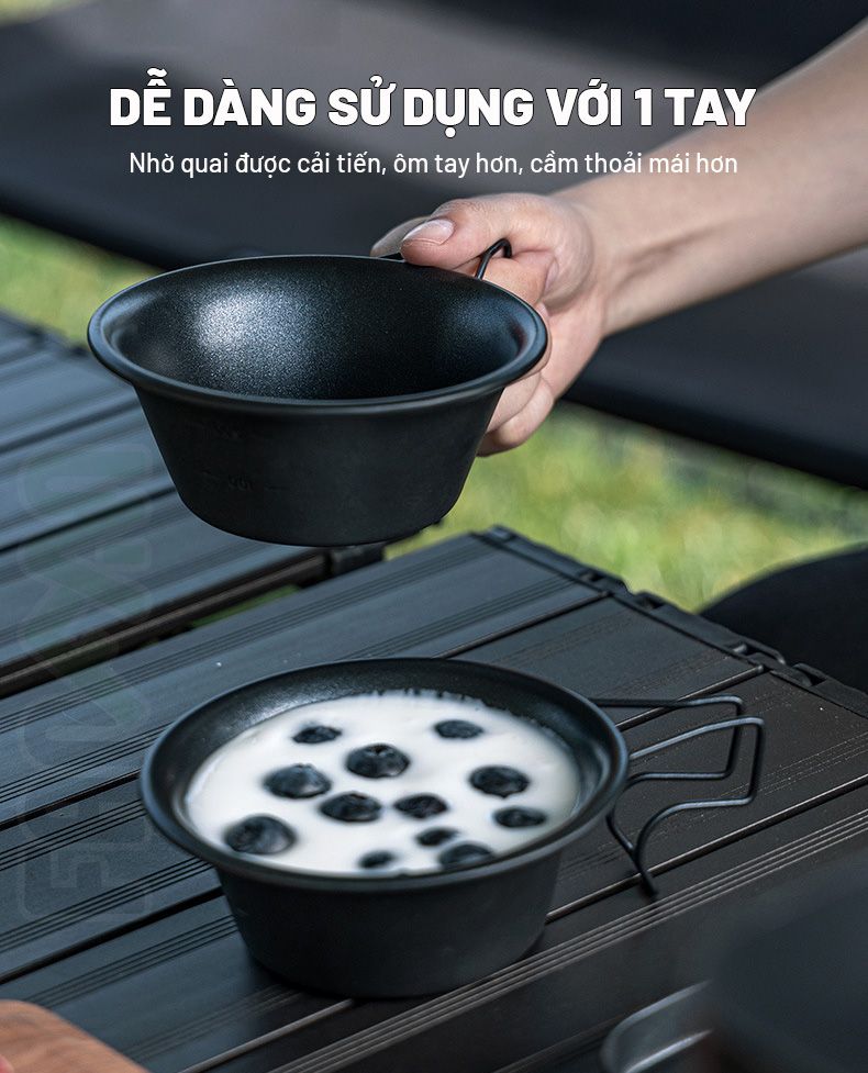 Ly thép Sierra dã ngoại chống dính Blackdog CBD2450CF016