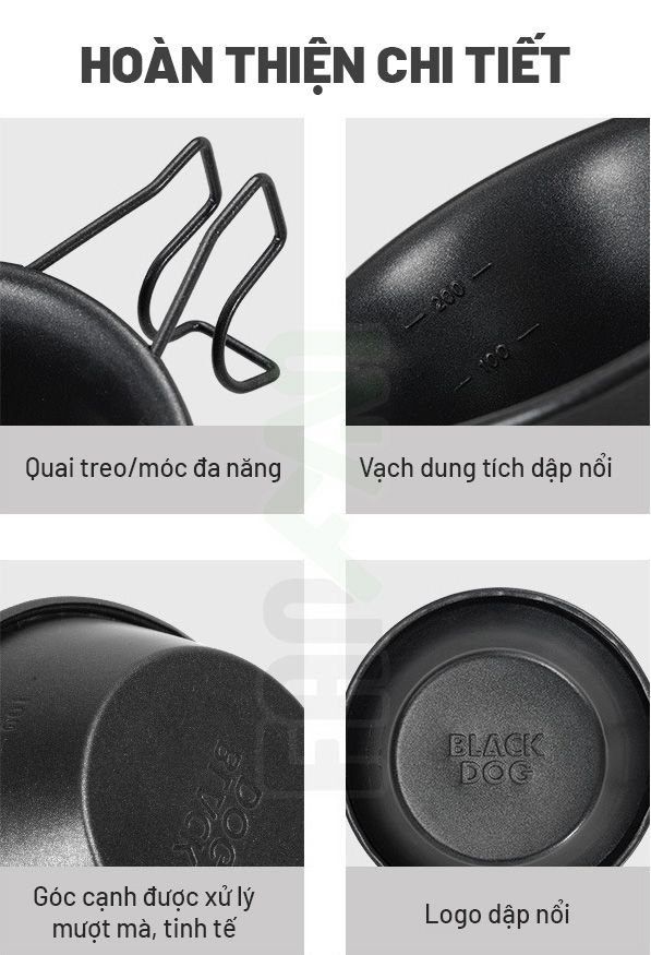 Ly thép Sierra dã ngoại chống dính Blackdog CBD2450CF016