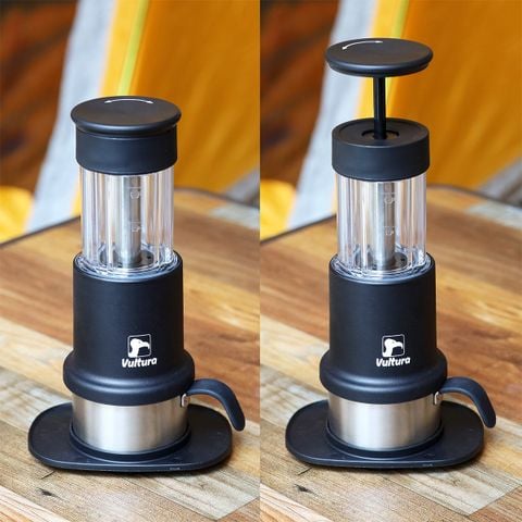 Dụng cụ pha cà phê Espresso cắm trại thủ công Vultura Campresso KF1
