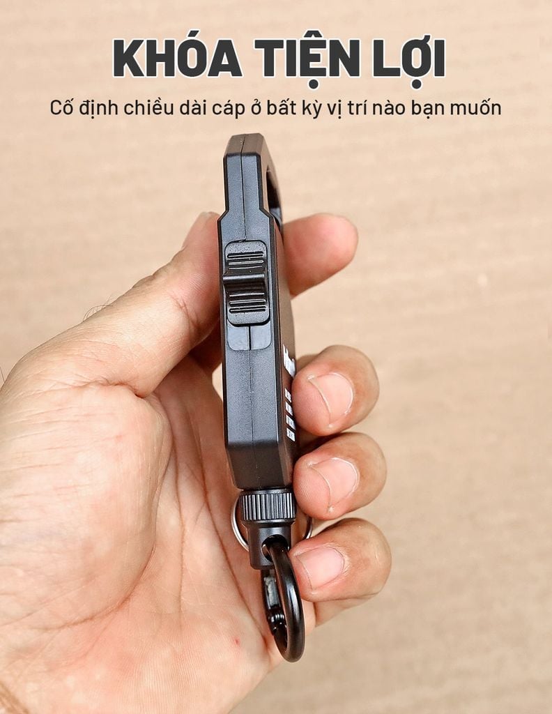 Móc Carabiner dây cáp kéo rút Vultura VTR-CA2502