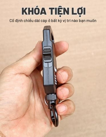 Móc Carabiner dây cáp kéo rút Vultura VTR-CA2502