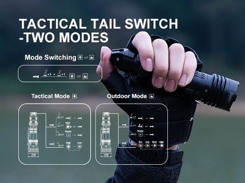 Wuben T1 Đèn pin Tactical tác chiến chuyên dụng