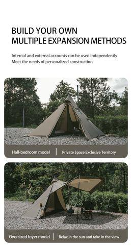 Naturehike CNK2300ZP025 Lều Pyramid 2 người với 2 lớp độc lập