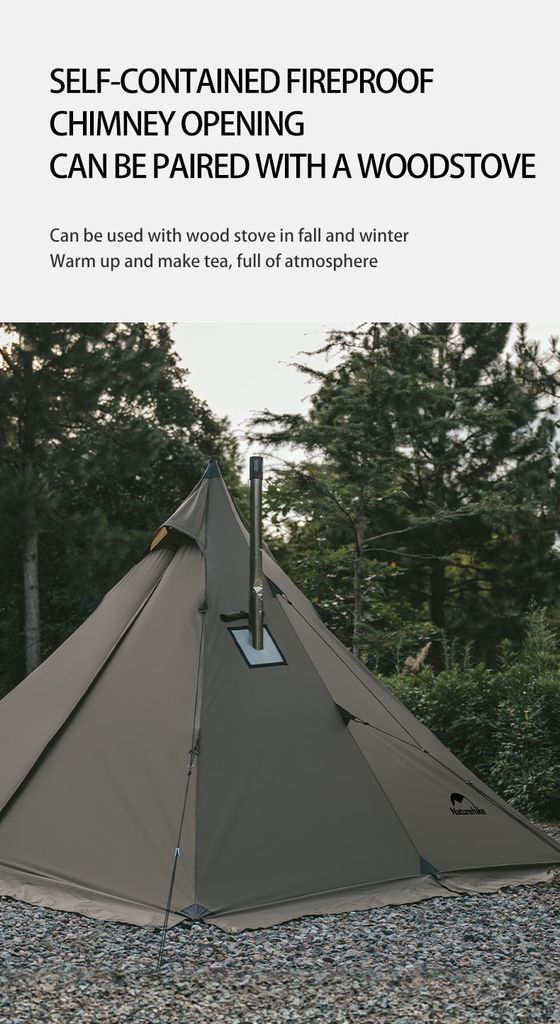 Naturehike CNK2300ZP025 Lều Pyramid 2 người với 2 lớp độc lập