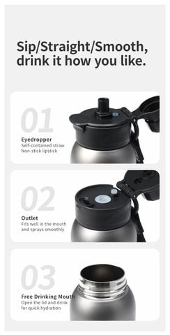 Naturehike CNK2550CF016 Bình giữ nhiệt Titan thể thao 600ml