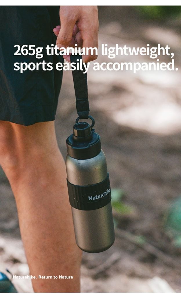 Naturehike CNK2550CF016 Bình giữ nhiệt Titan thể thao 600ml