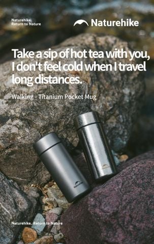 Naturehike CNK2550CF017 Ly/bình Titan giữ nhiệt có nắp 200ml