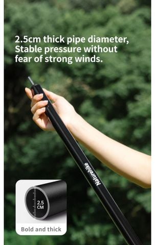 Naturehike CNK2550PJ010 Bộ 2 sào chống tăng sắt sơn chống rỉ