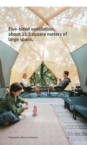 Naturehike CNK2550WS018 Kota Cloud Lều Camping gia đình 6 người