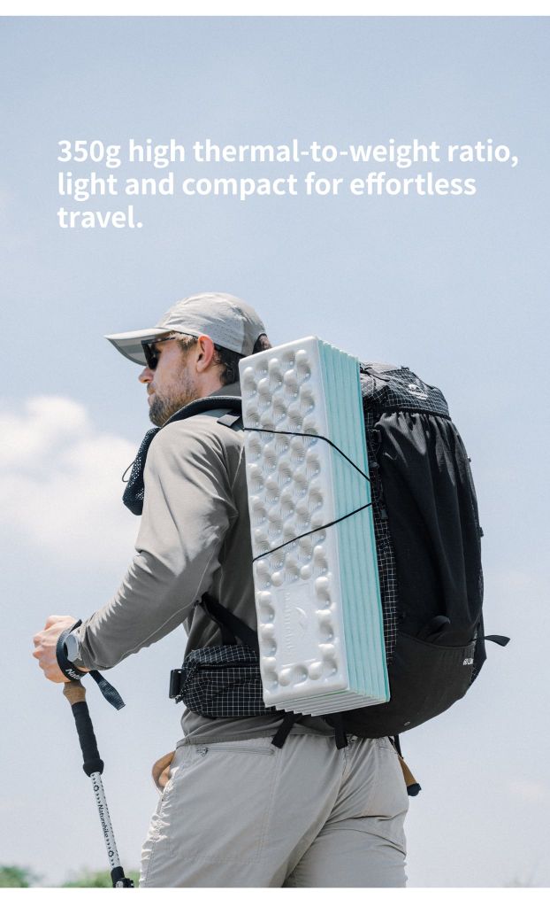 Naturehike CNK2650WS036 Tấm lót ngủ cách nhiệt/ẩm xếp gọn dạng vỉ trứng R2.4