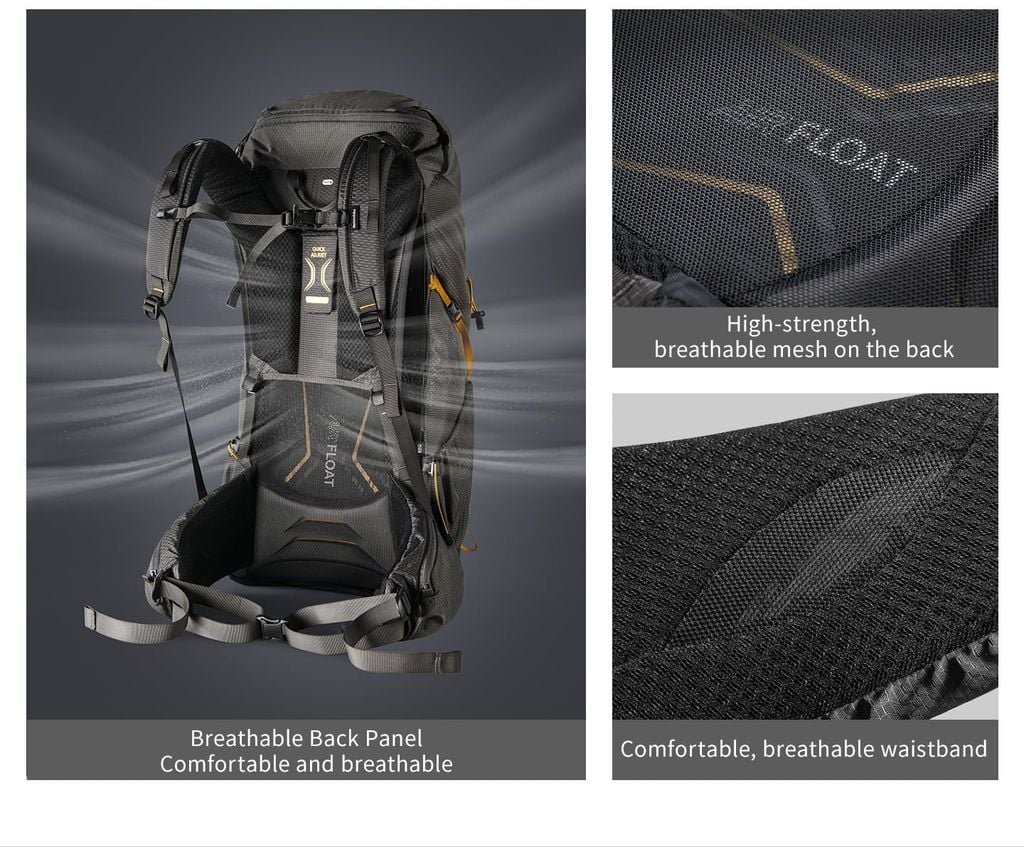 Naturehike CNK2650XB017 Seek-Wind Pro ba lô leo núi cao cấp điều chỉnh size lưng