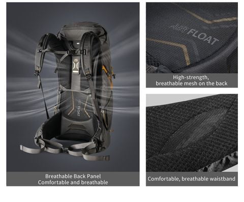 Naturehike CNK2650XB017 Seek-Wind Pro ba lô leo núi cao cấp điều chỉnh size lưng