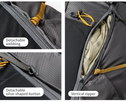 Naturehike CNK2650XB017 Seek-Wind Pro ba lô leo núi cao cấp điều chỉnh size lưng