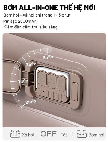 Nệm dã ngoại tự bơm hơi (kèm bơm) dày 25cm BLACKDOG CBD2550WS037