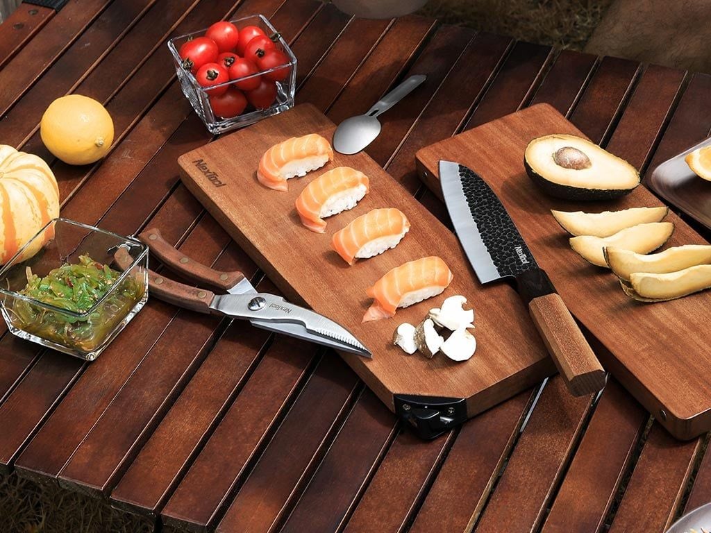 Nextool Camp Chef IGT bộ Dao Kéo Thớt làm bếp Camping xếp gọn