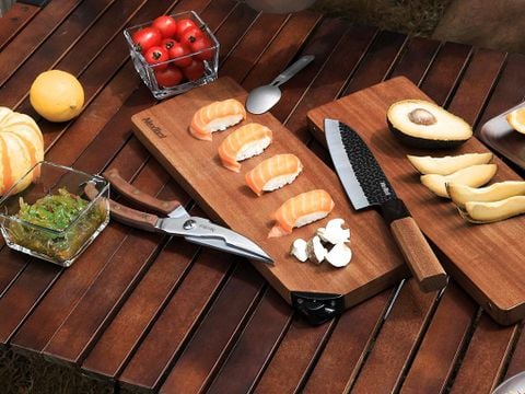 Nextool Camp Chef IGT bộ Dao Kéo Thớt làm bếp Camping xếp gọn
