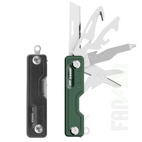 Nextool Multi Functional Knife dao xếp móc khóa bỏ túi 12 chức năng, ốp ABS