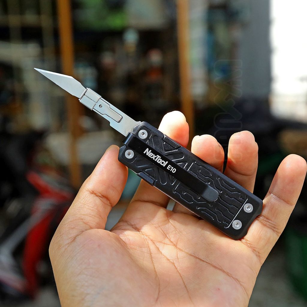 Nextool E10 (E1 upgraded) dụng cụ dao xếp EDC đa năng 11 chức năng